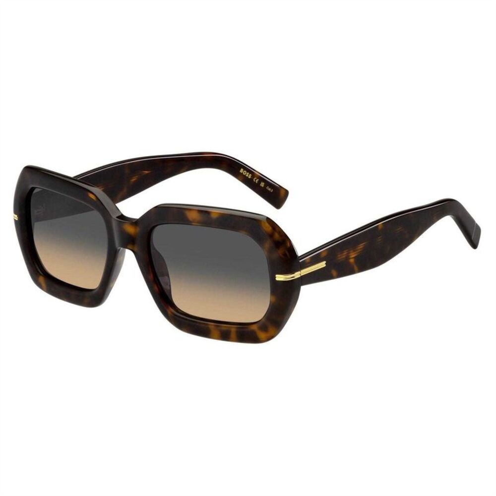 Boss Womens/Ladies Rounded Sunglasses / Havana
